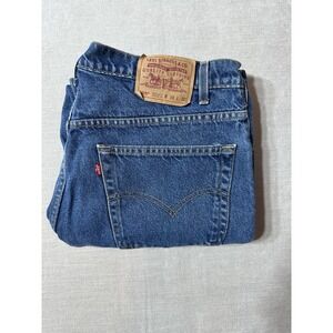 Vintage 1998 Levis 505 Regular Fit Straight Blue Jeans Mens‎ 38x29